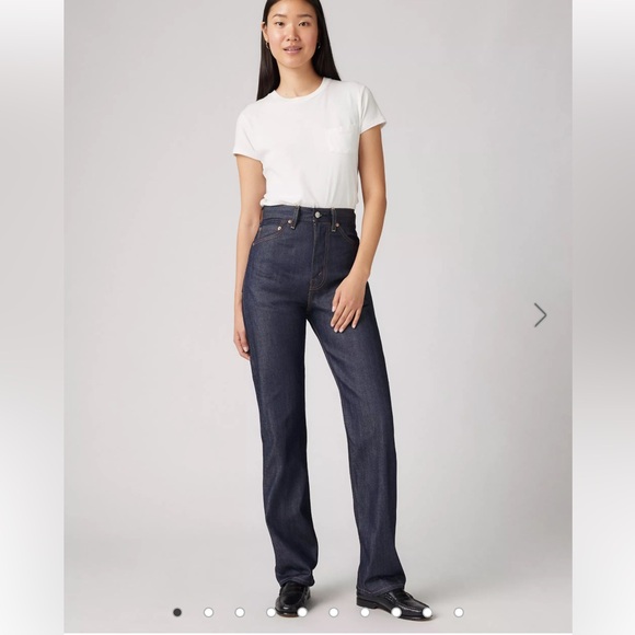 Levi's Denim - LEVI’S VINTAGE CLOTHING 701 1950s STRAIGHT FIT JEANS SELVEDGE